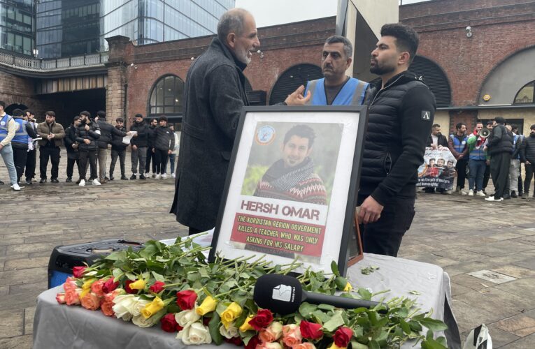 UK Kurdish Activists Protest Unresolved Murder of Hersh Omer in Koya Demonstration