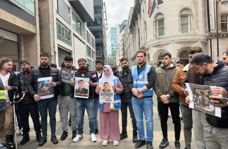 Protest Held in Memory of Sardasht Osman on 15th Anniversary of His Assassination