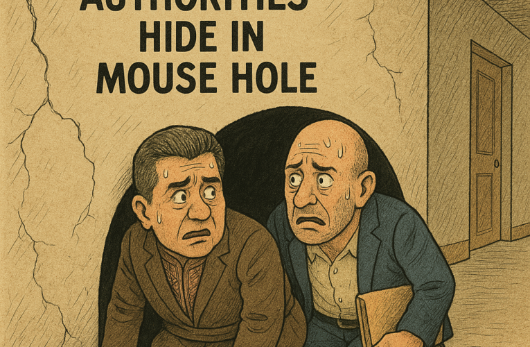 Our Leaders Are Hiding in Mice Holes While the People Starve