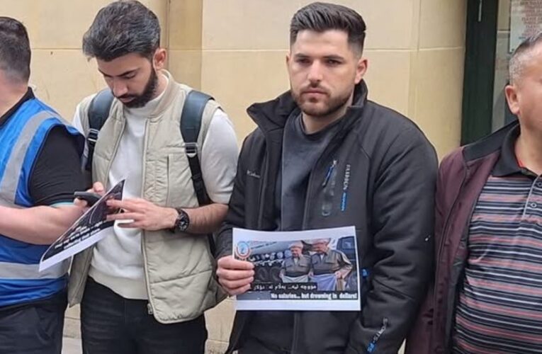 Balen Jabar Condemns Injustice as Iraqi Official Caught Observing Kurdish Protest